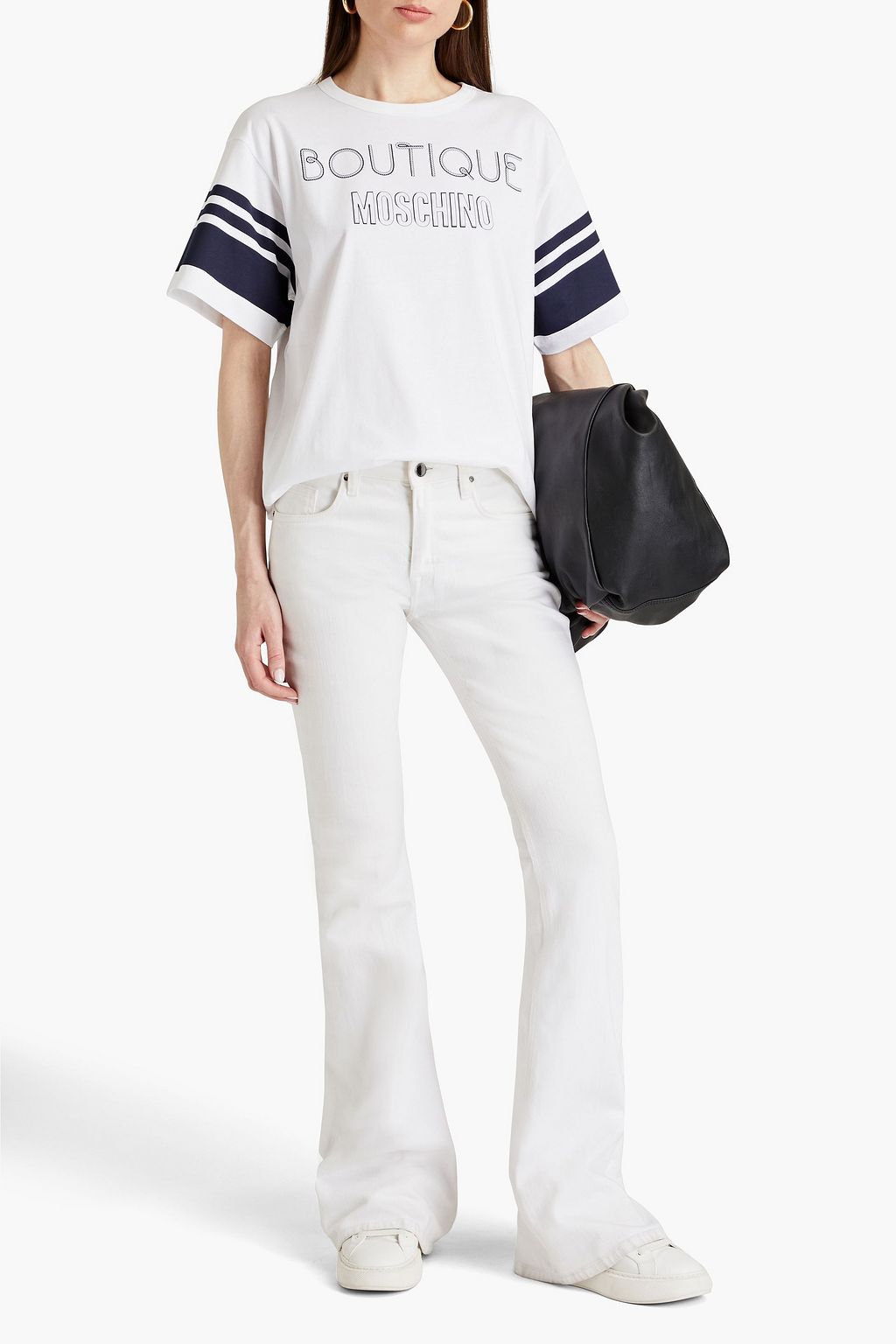 BOUTIQUE MOSCHINO Printed cotton-jersey T-shirt