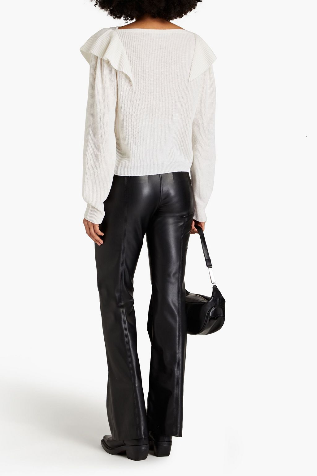 PHILOSOPHY DI LORENZO SERAFINI Intarsia wool and cashmere-blend sweater