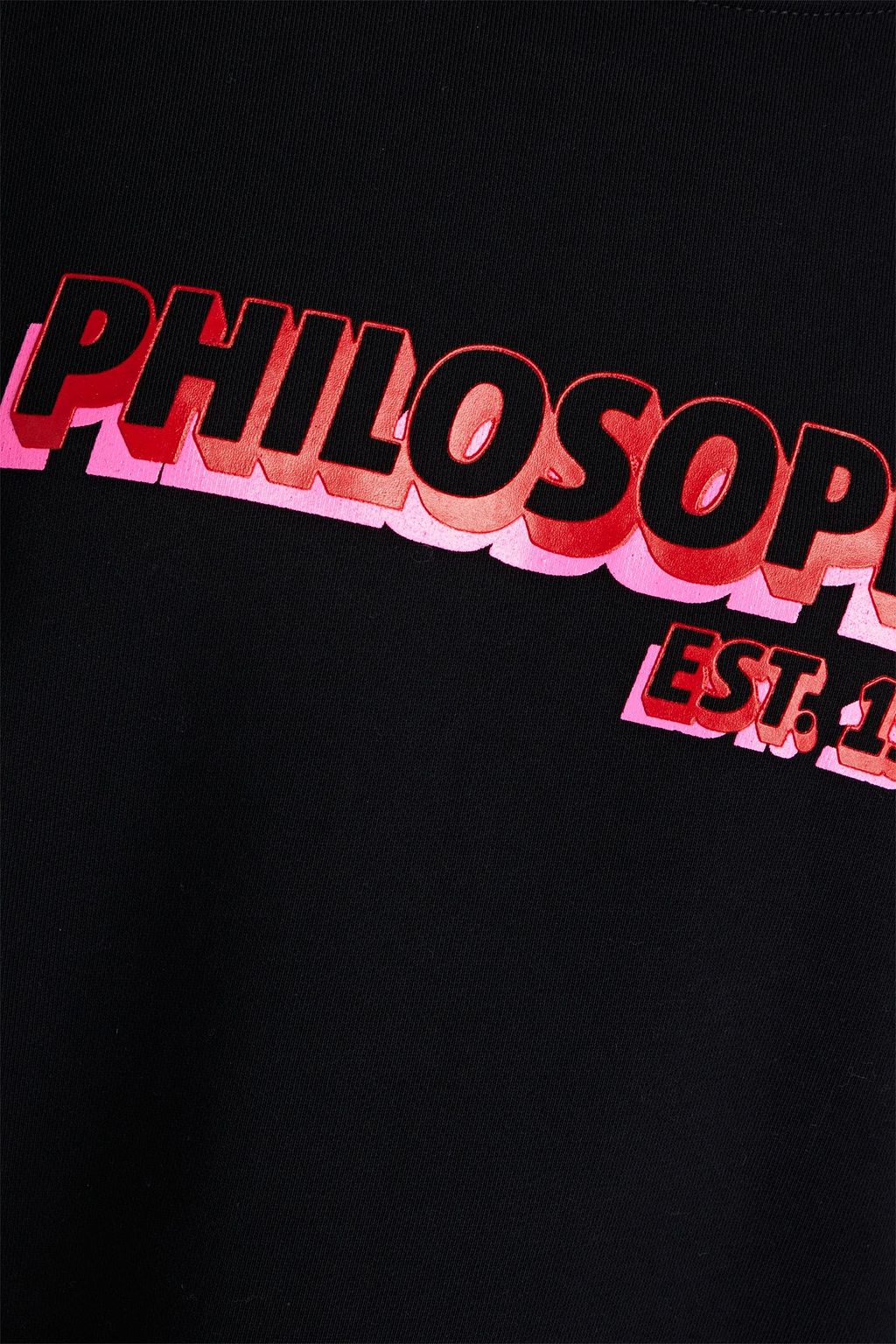 PHILOSOPHY DI LORENZO SERAFINI 프린트 프렌치 코튼 테리 스웻셔츠