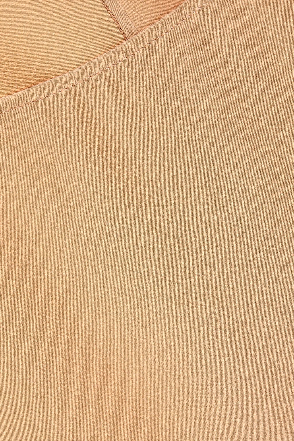 CHLOÉ Draped silk crepe de chine top