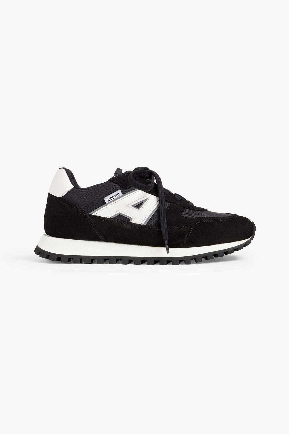 Axel Arigato Aeon Runner Mesh, Leather And Suede Sneakers In Black