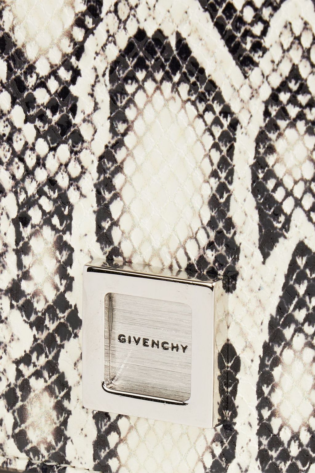 GIVENCHY 4G snake-effect leather shoulder bag