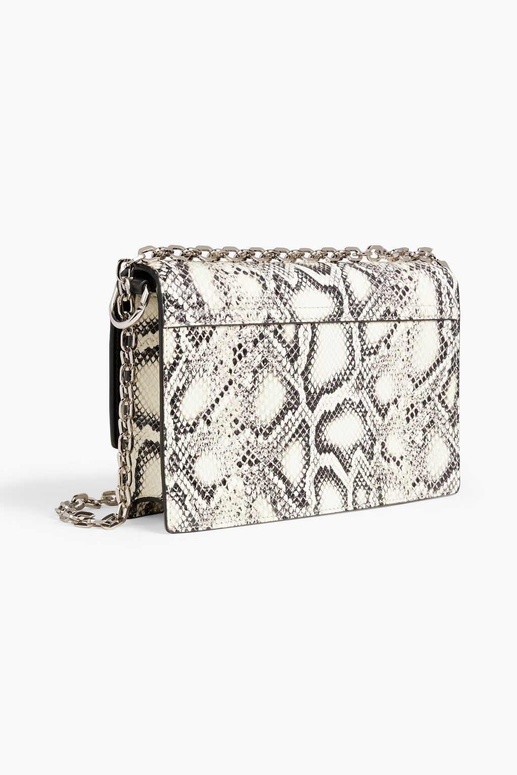 GIVENCHY 4G snake-effect leather shoulder bag