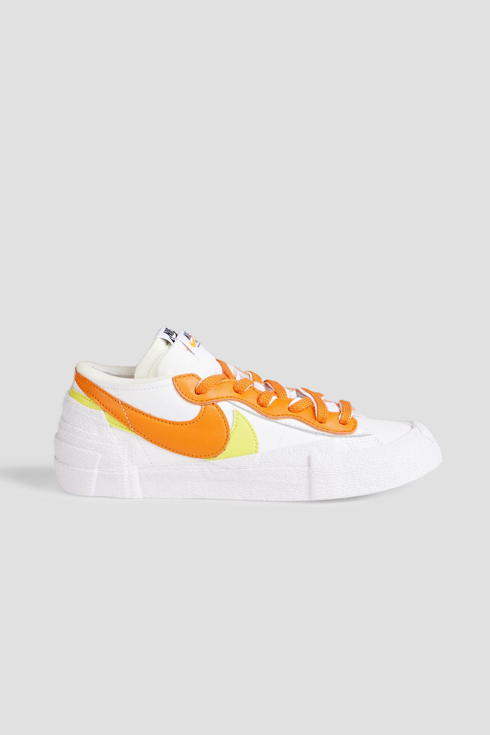 NIKE SACAI BLAZER LOW LEATHER SNEAKERS