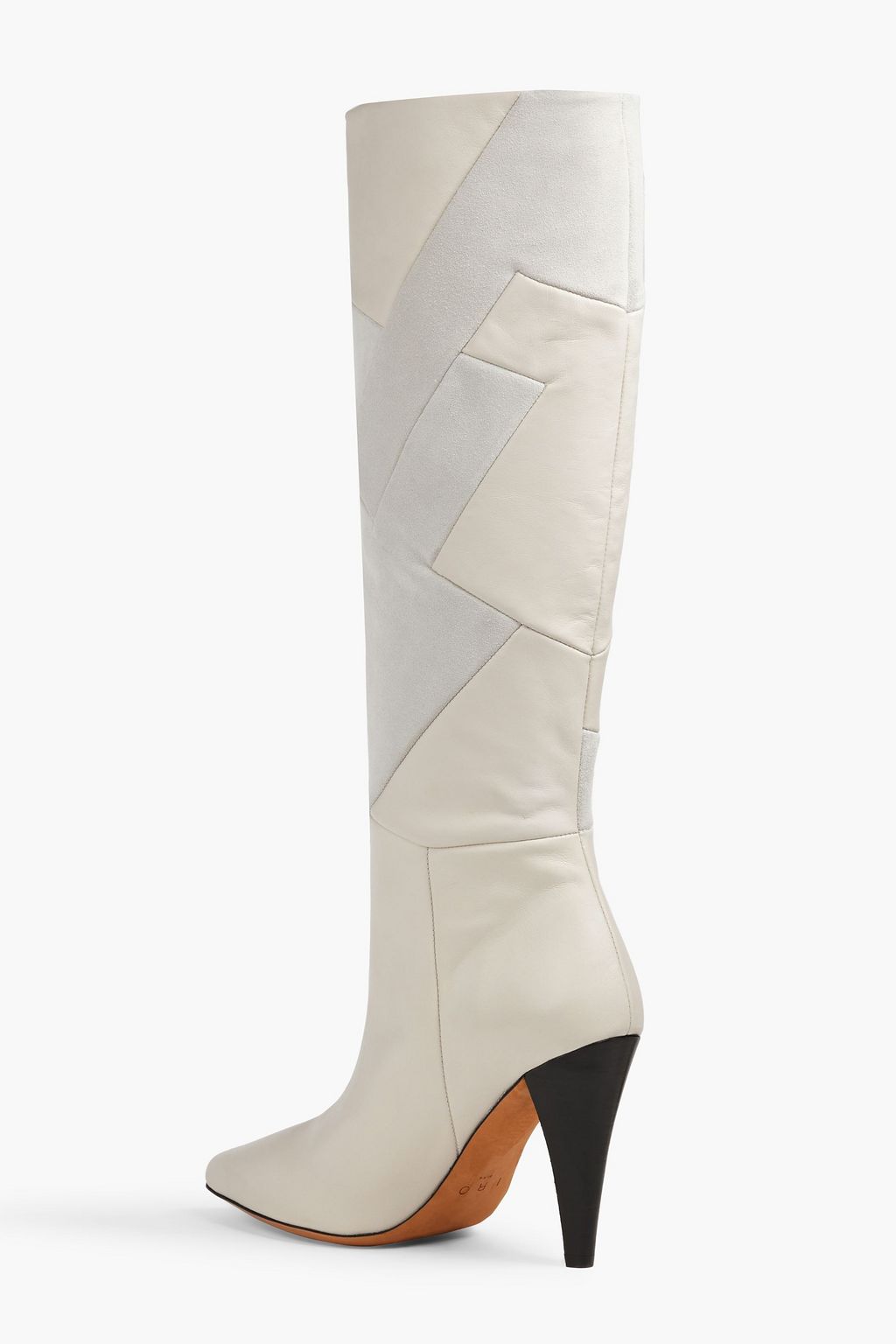 IRO Darson leather and suede knee boots
