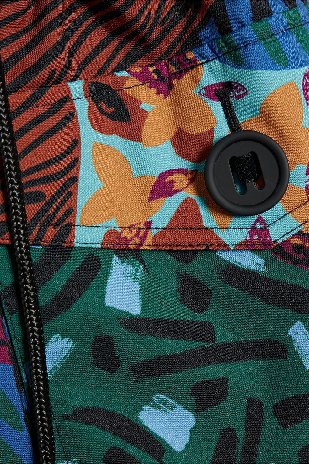 M MISSONI Printed shell hooded parka
