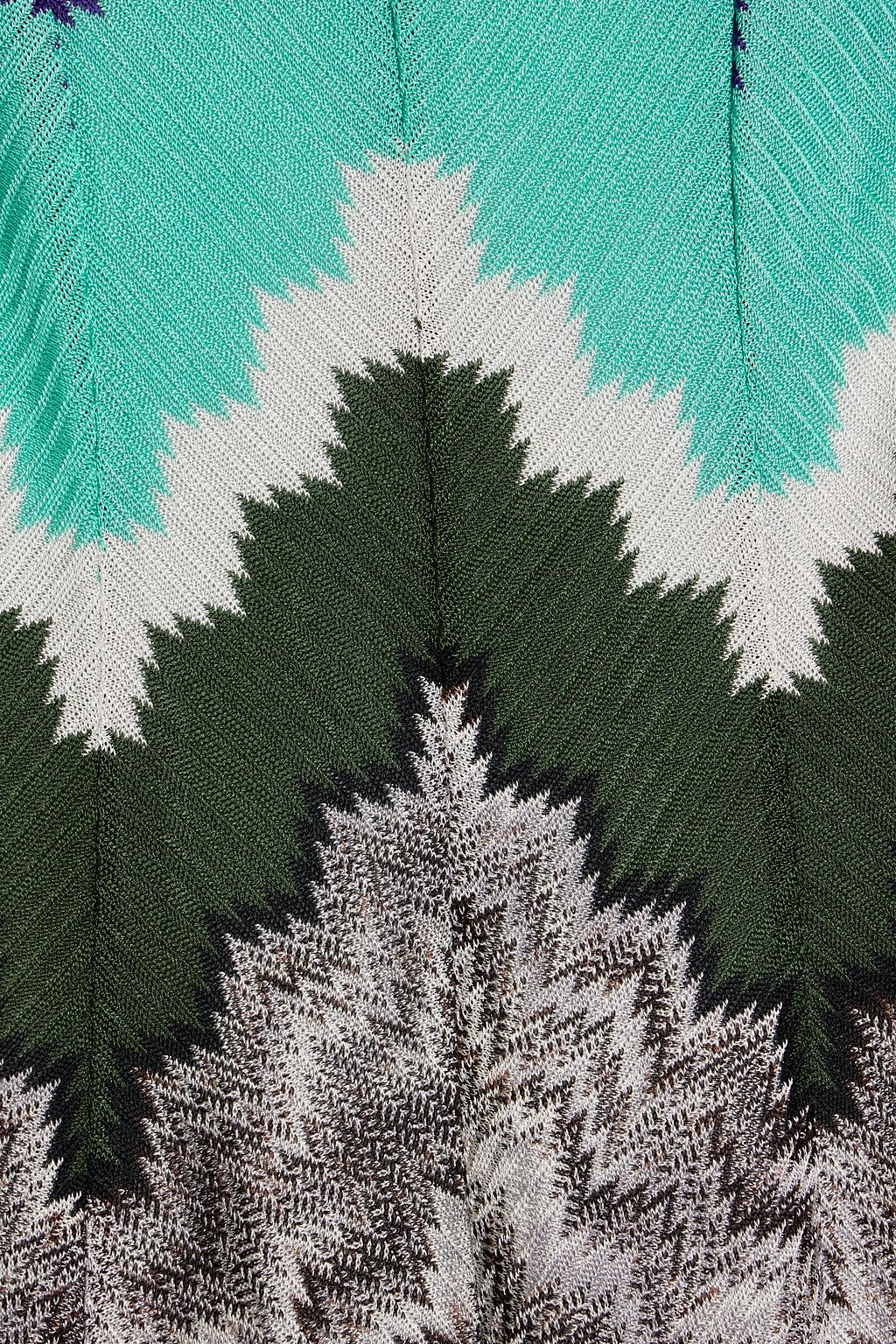 MISSONI Ribbed crochet-knit dress