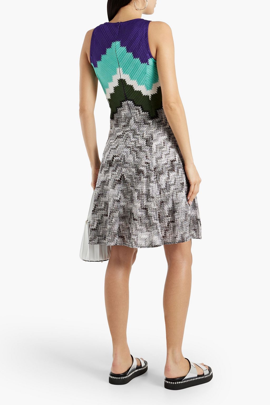 MISSONI Ribbed crochet-knit dress