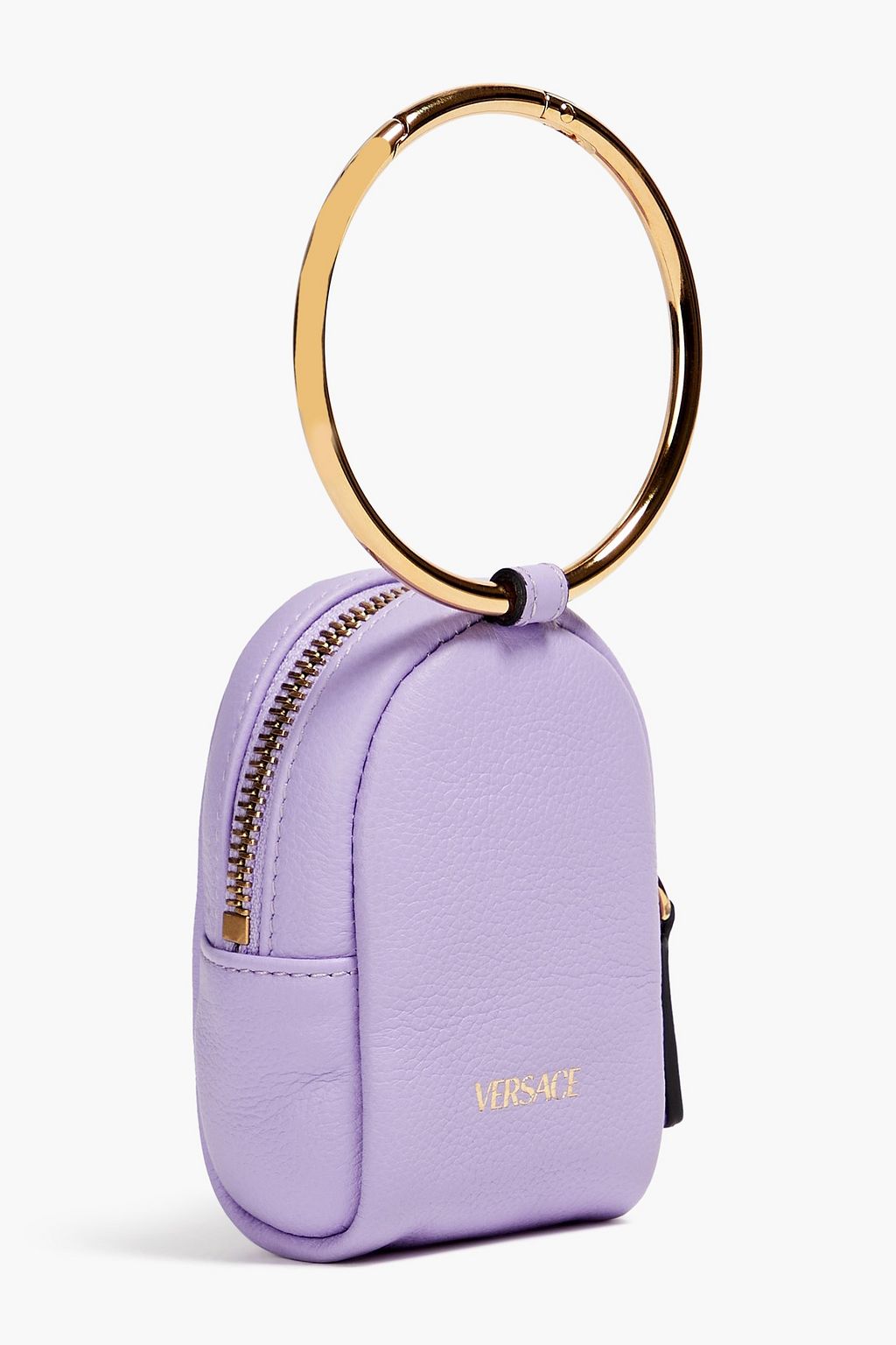 VERSACE حقيبة يد من الجلد الحبيبي