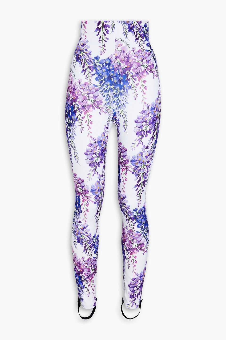 Dolce&Gabbana - Floral-print jersey leggings - Purple - IT 44