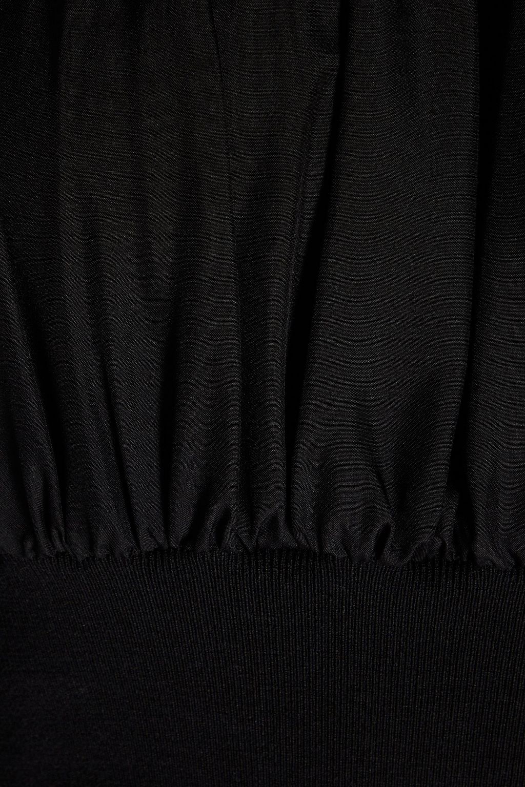 ALEXANDER MCQUEEN Off-the-shoulder gathered silk top