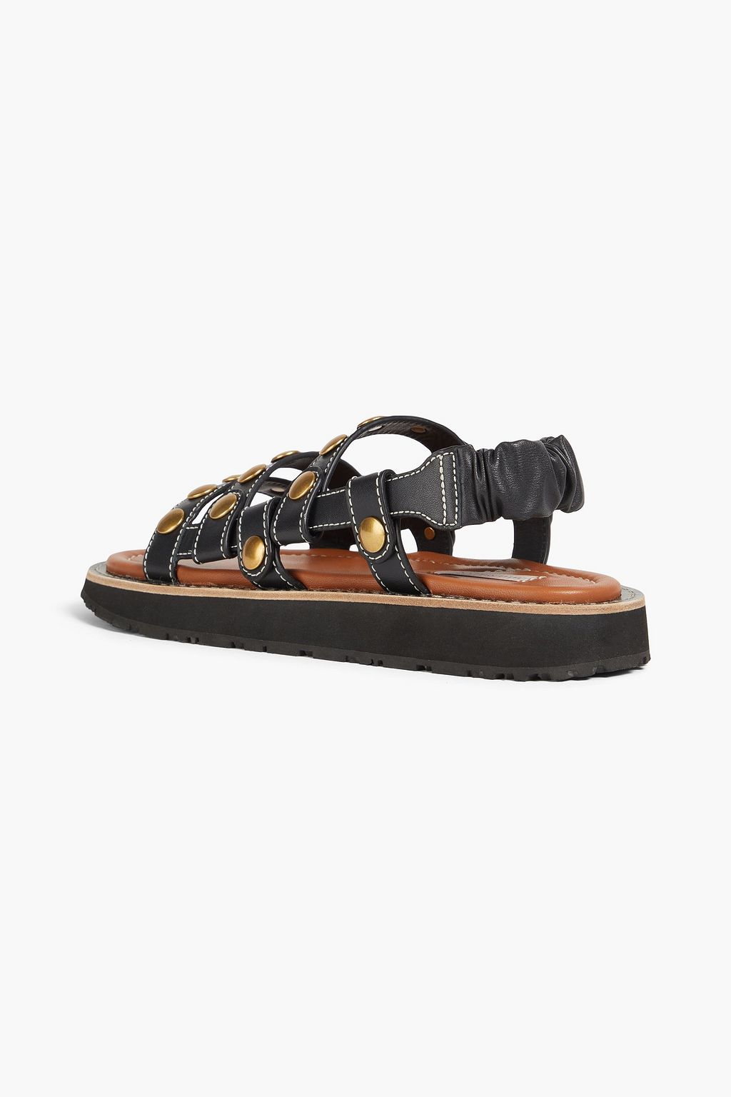 ZIMMERMANN Slingback-Sandalen aus Leder mit Nieten