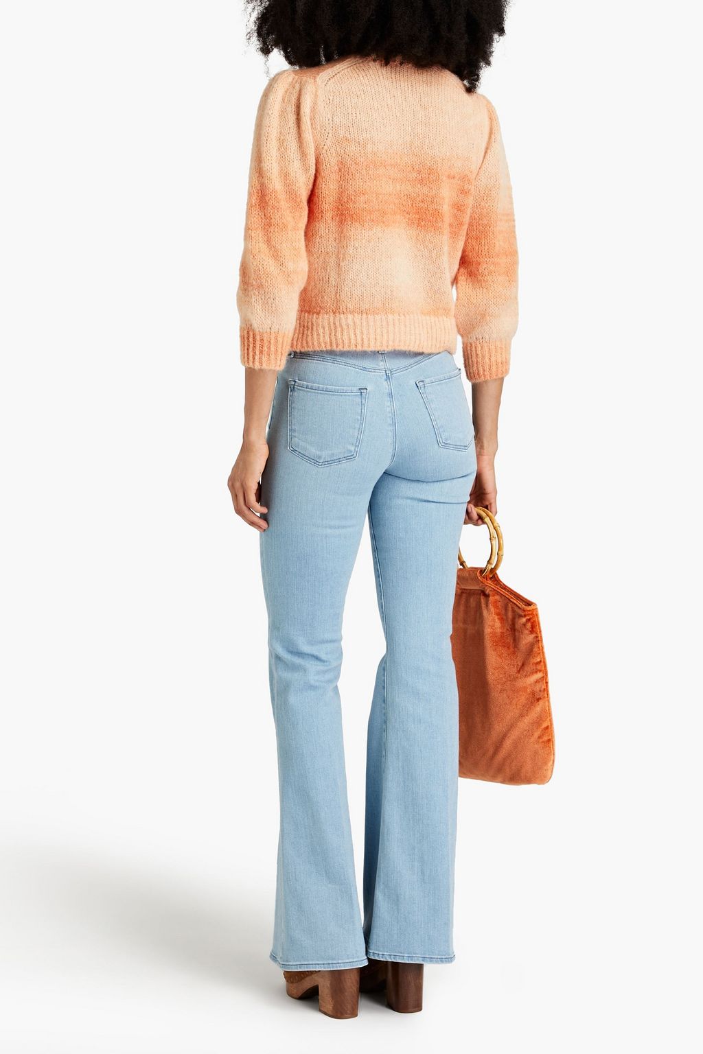 MAJE Dégradé knitted cardigan