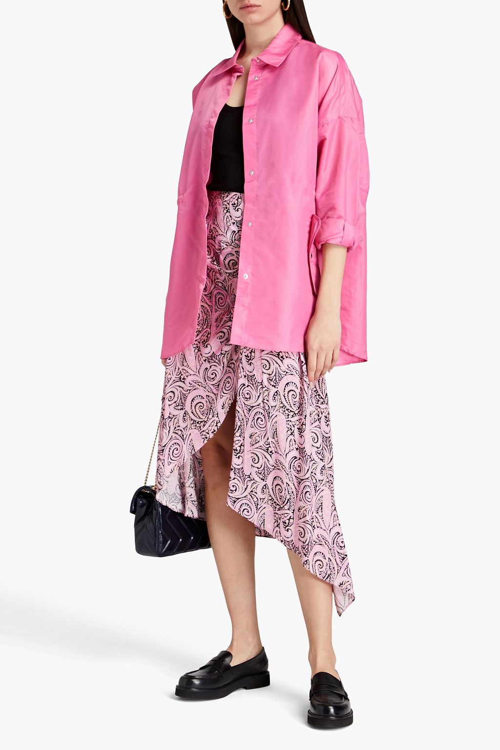 MAJE Oversized shell jacket