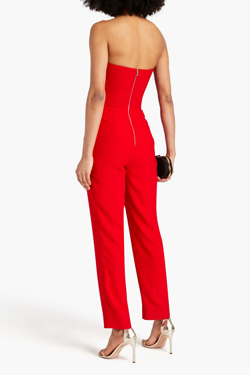 RASARIO Strapless crepe jumpsuit