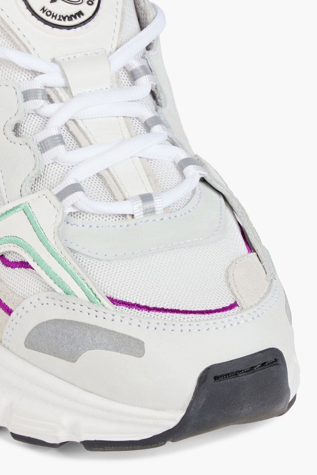 AXEL ARIGATO Mesh, leather and suede sneakers