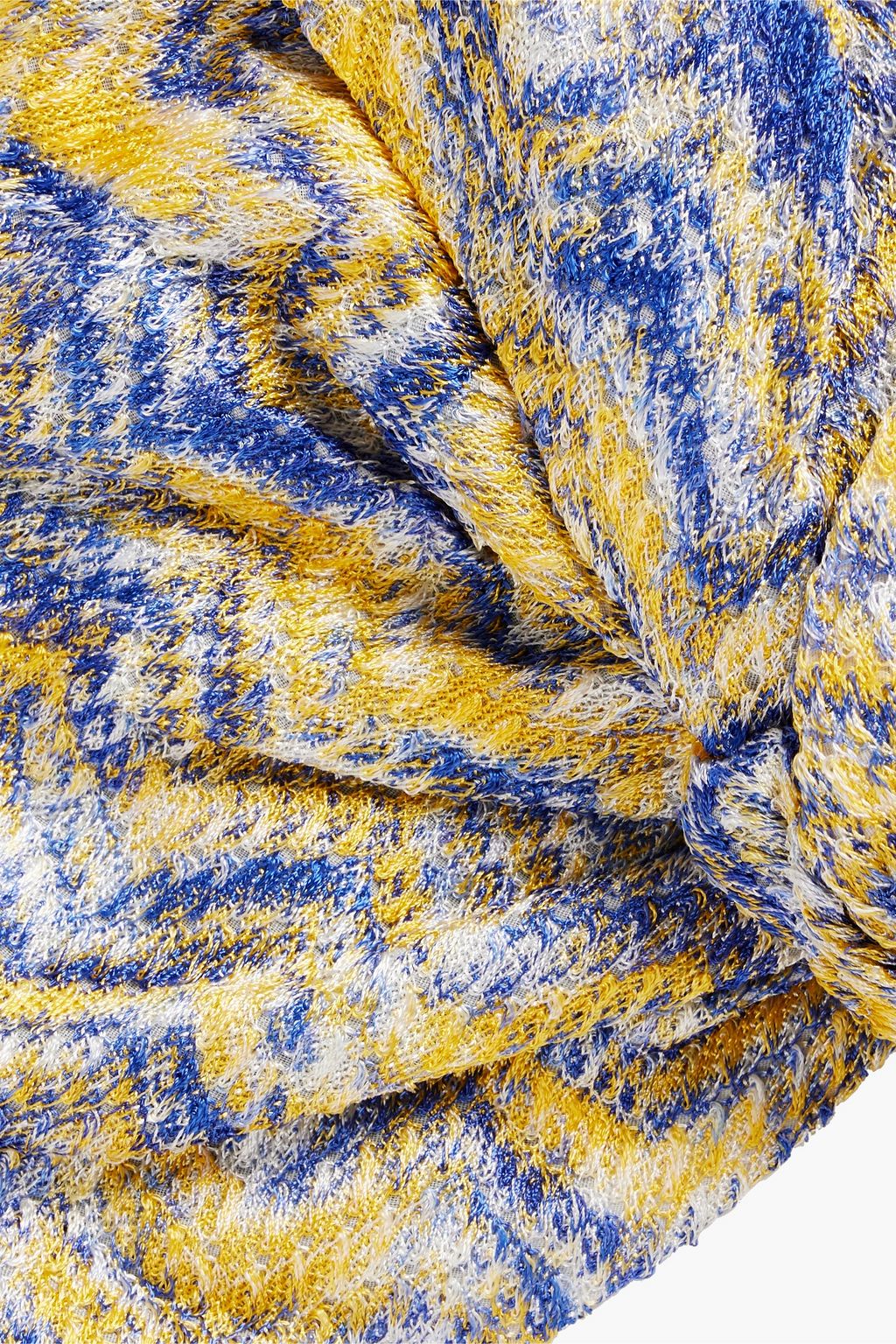 MISSONI Twisted crochet-knit turban