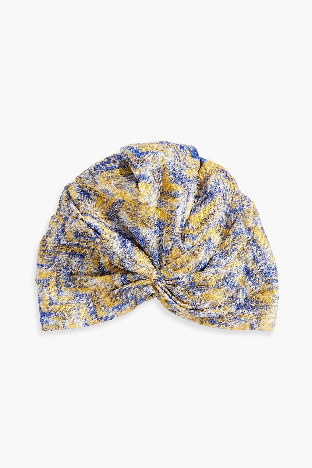 MISSONI Twisted crochet-knit turban