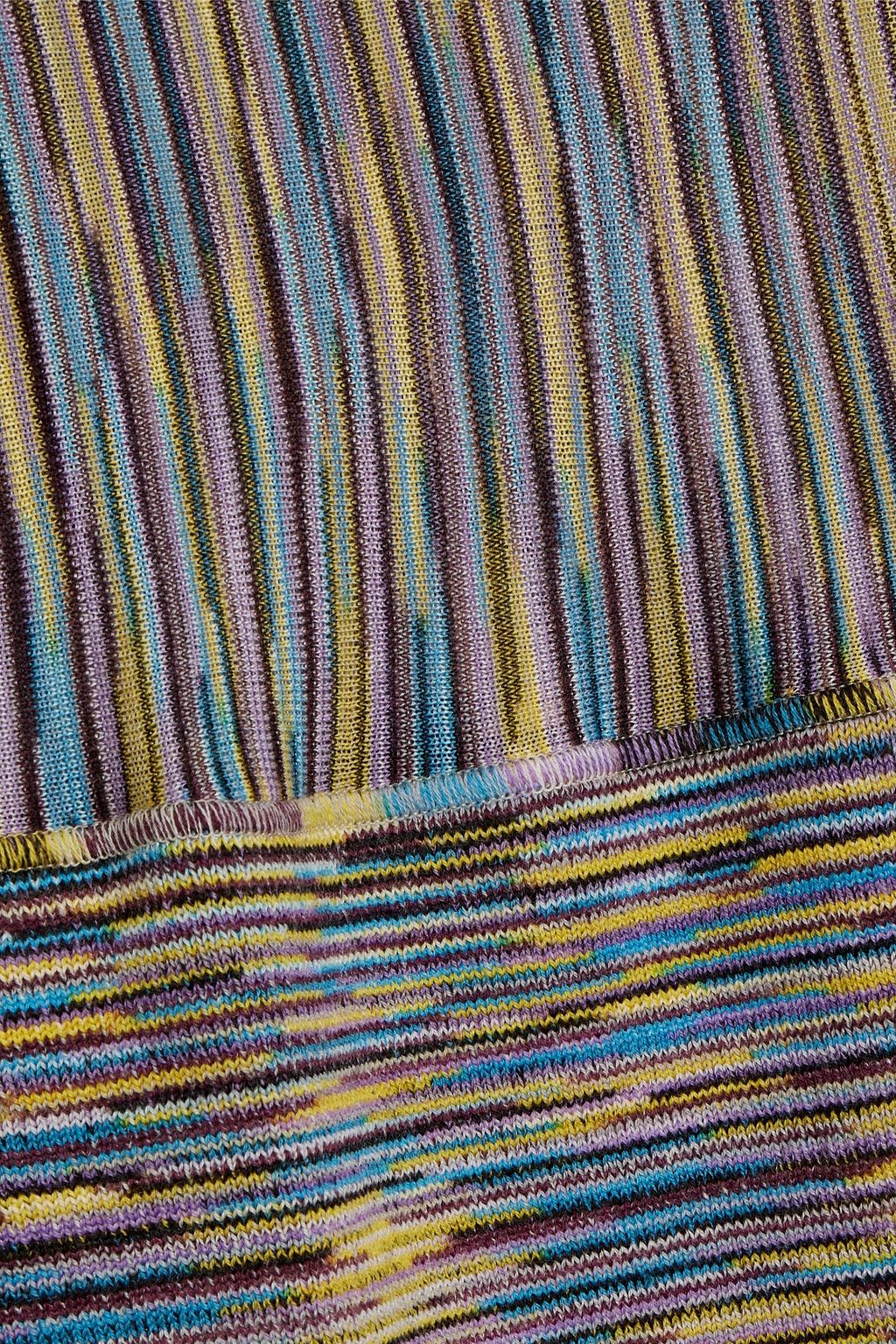 MISSONI Crochet-knit wool-blend dress