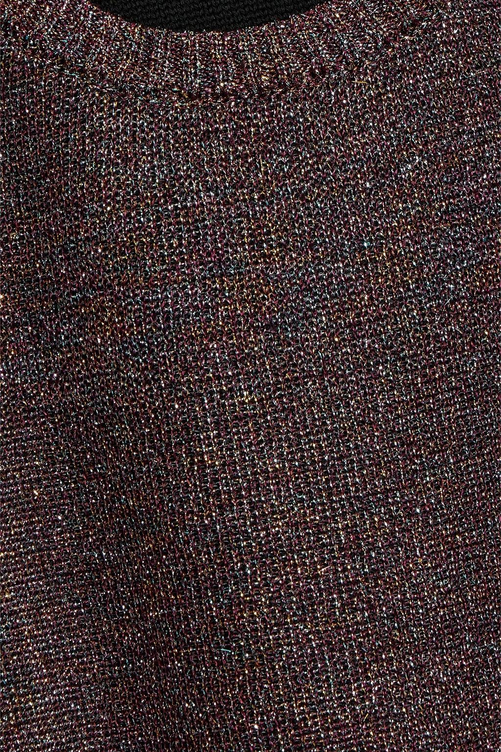 MISSONI Metallic wool-blend tank