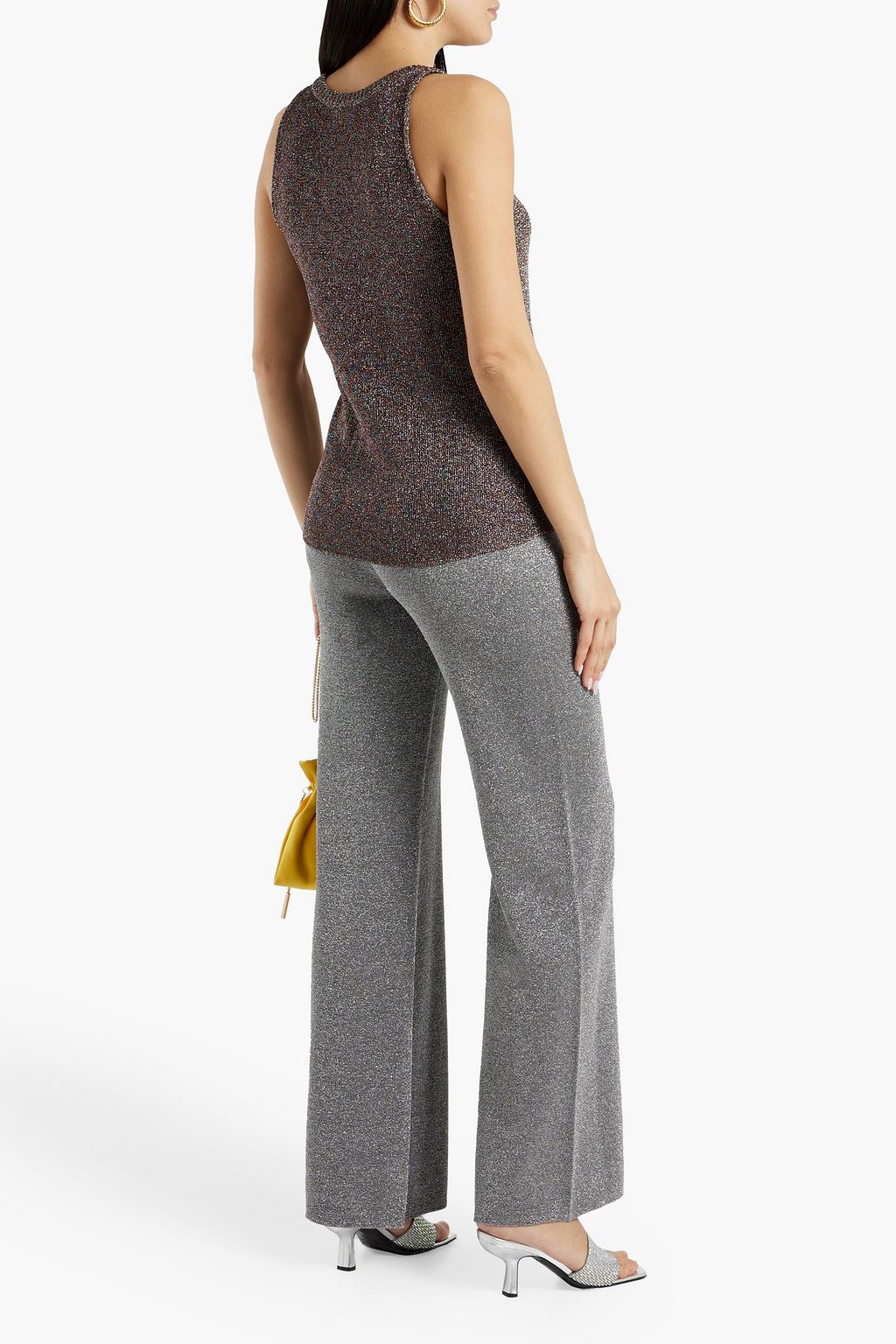 MISSONI Metallic wool-blend tank