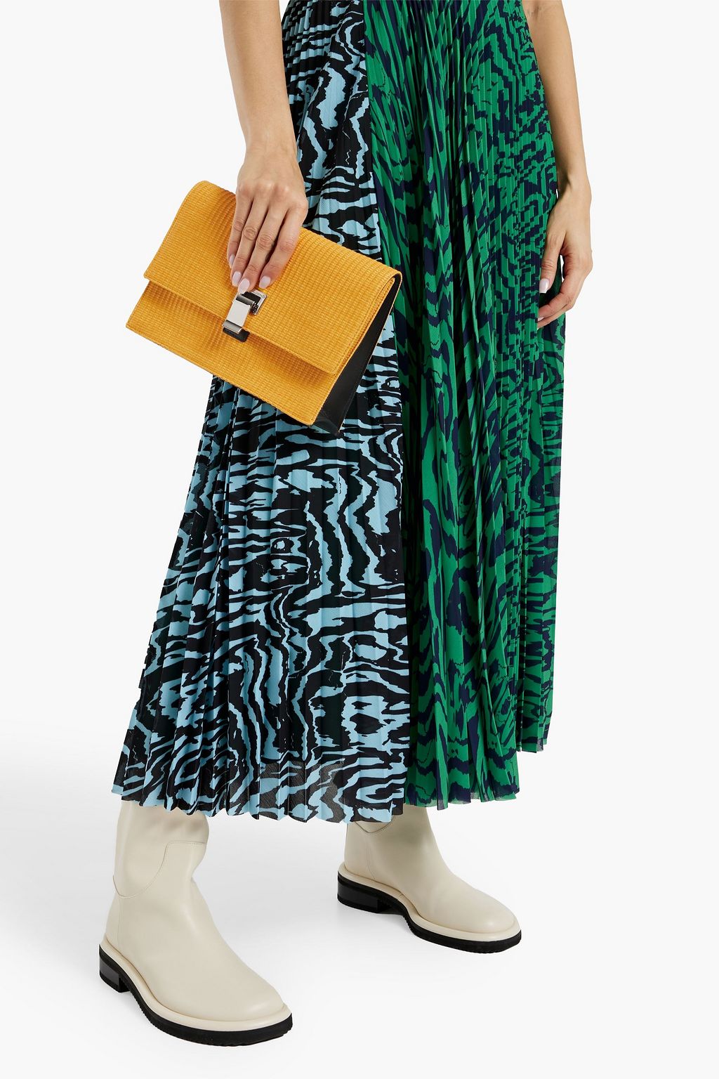 PROENZA SCHOULER Lunch raffia shoulder bag