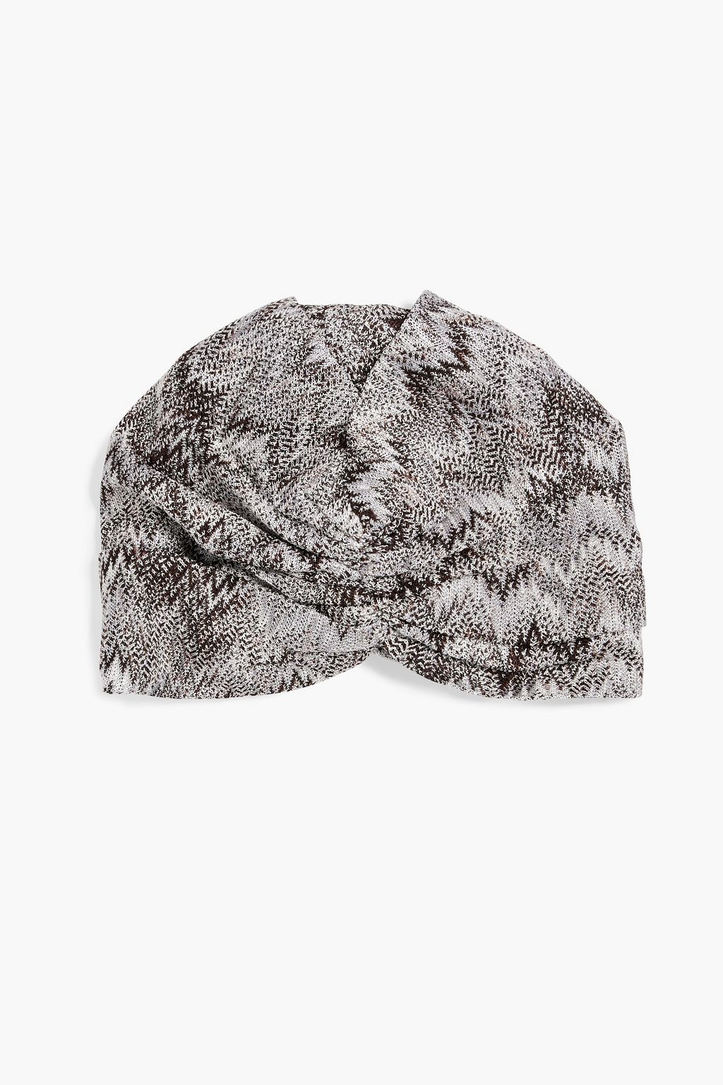 MISSONI Twisted crochet-knit turban