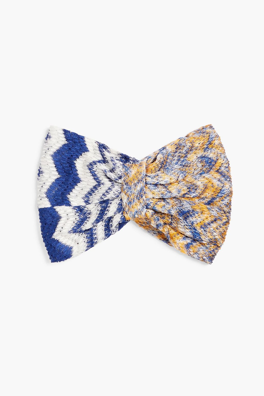 MISSONI Knotted crochet-knit headband