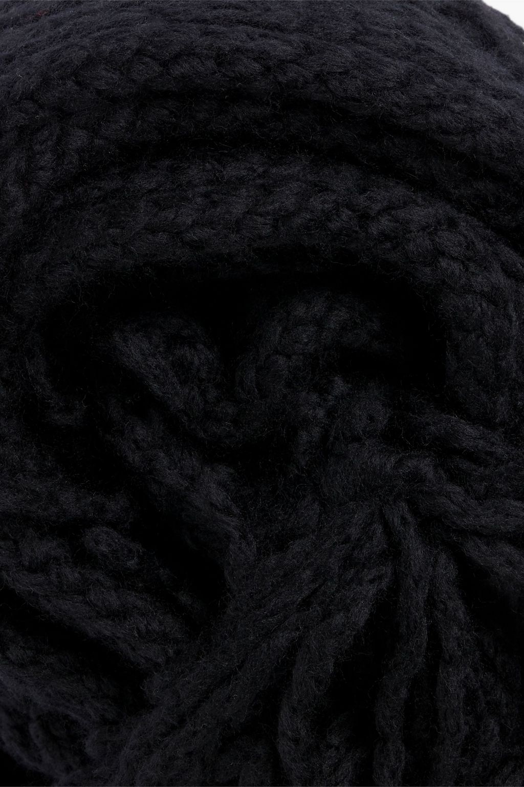 IRO Ygnes cable-knit wool-blend scarf