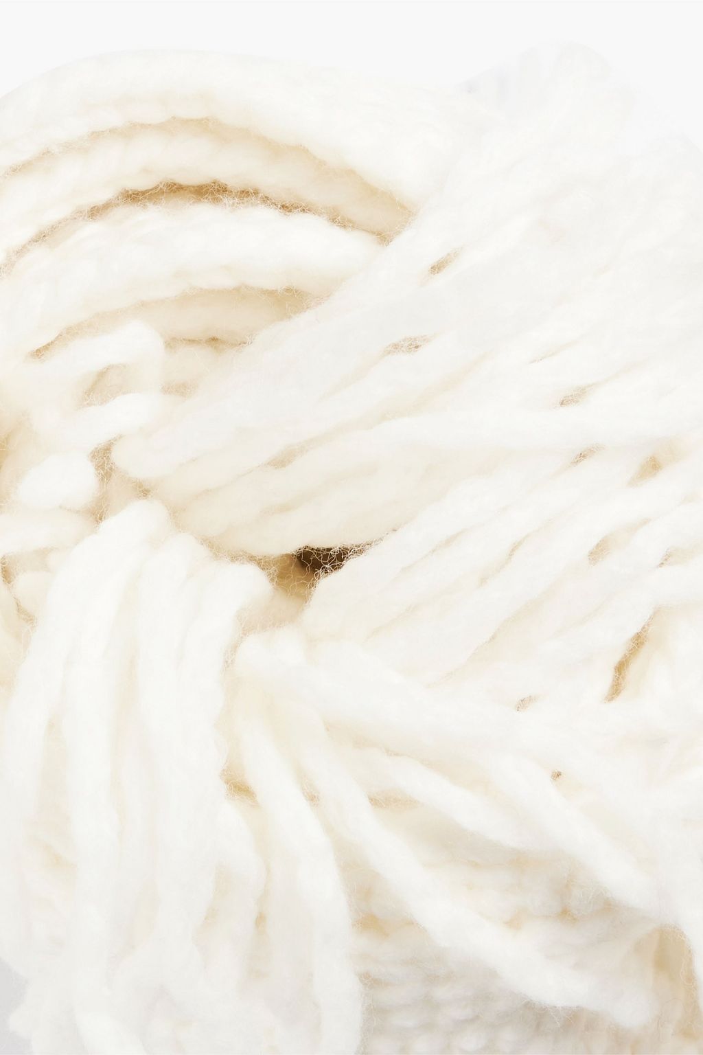 IRO Ygnes cable-knit wool-blend scarf