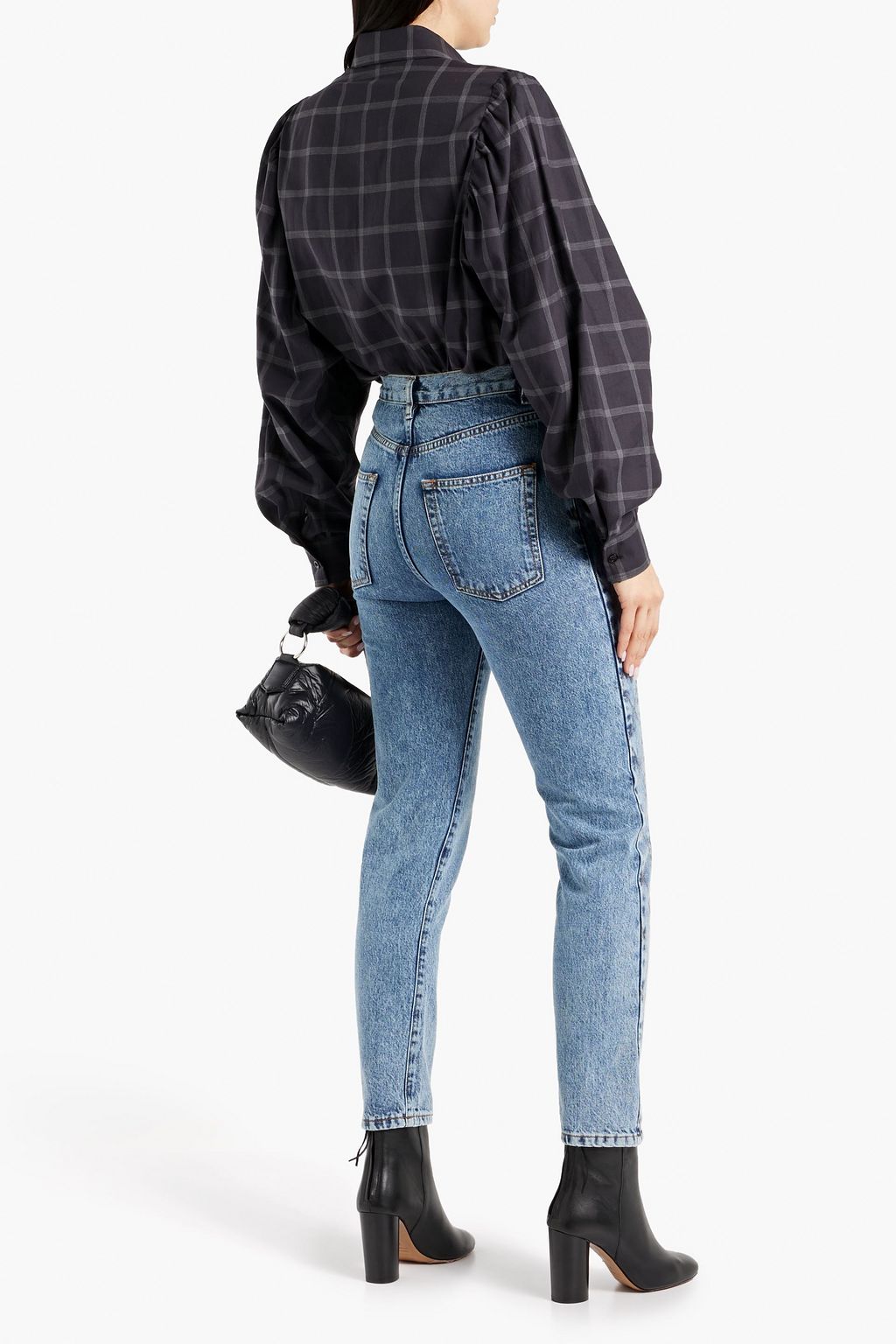 IRO Lousta checked cotton shirt