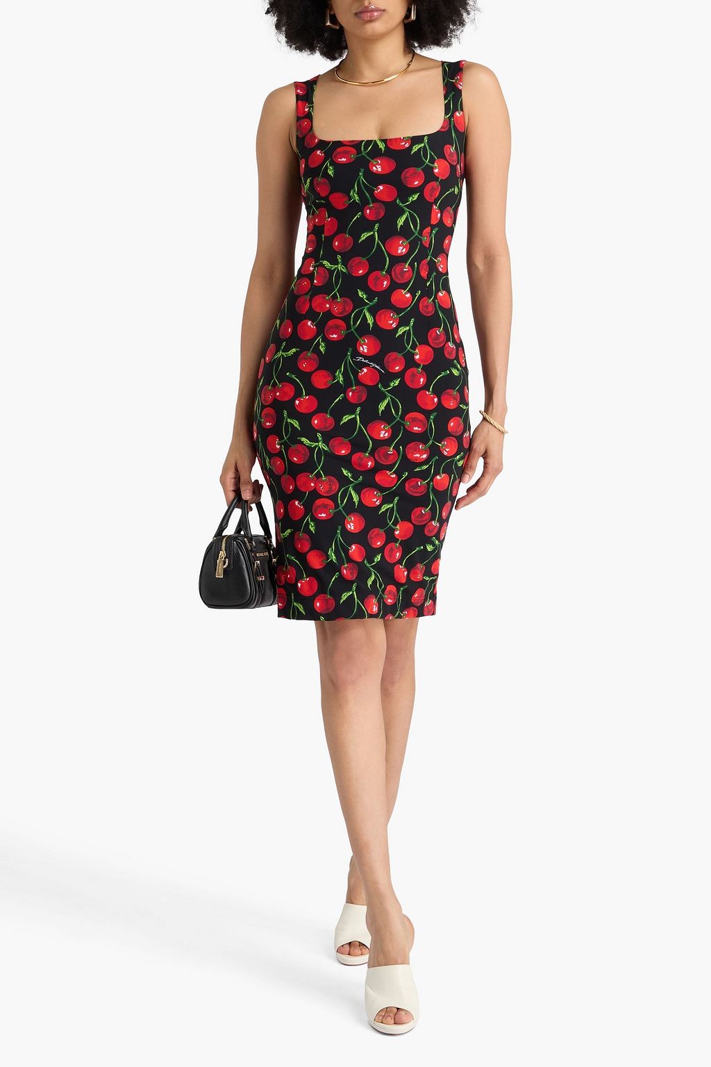 DOLCE&GABBANA Printed jersey dress