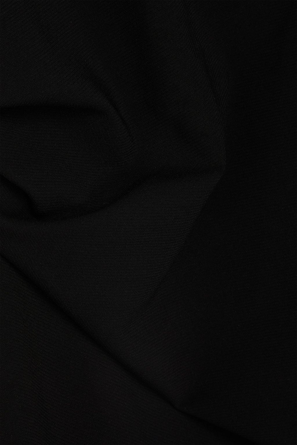 DOLCE&GABBANA Strapless mesh and stretch-crepe mini dress