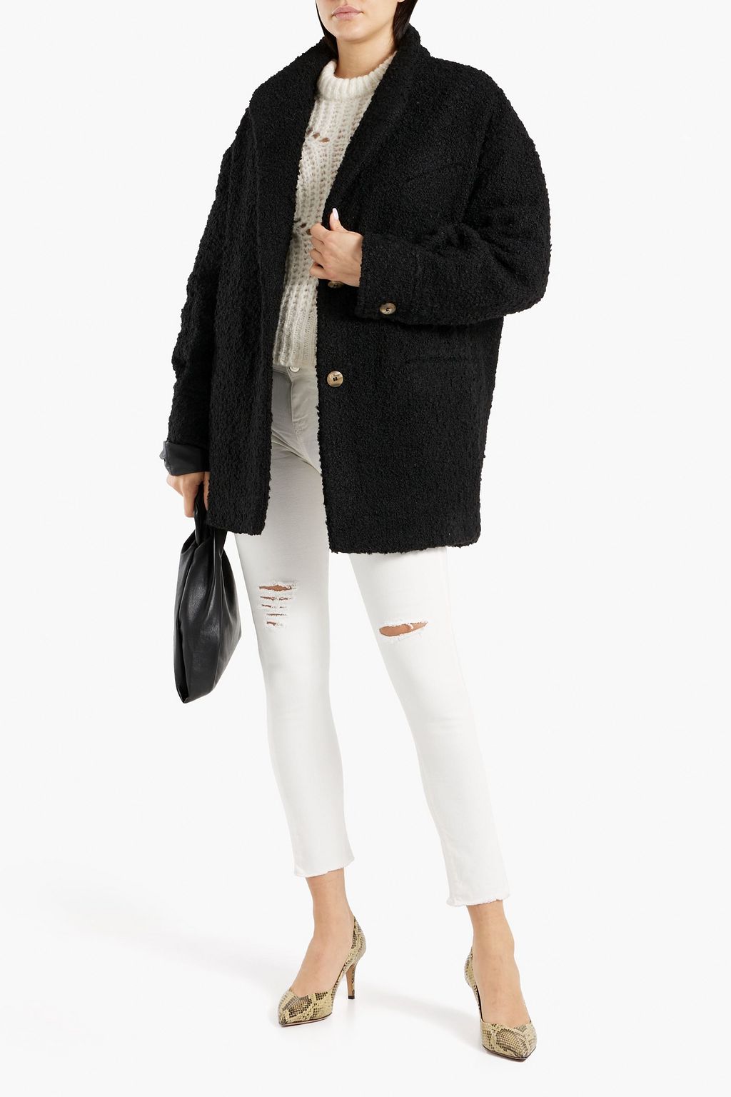 IRO Oken bouclé coat