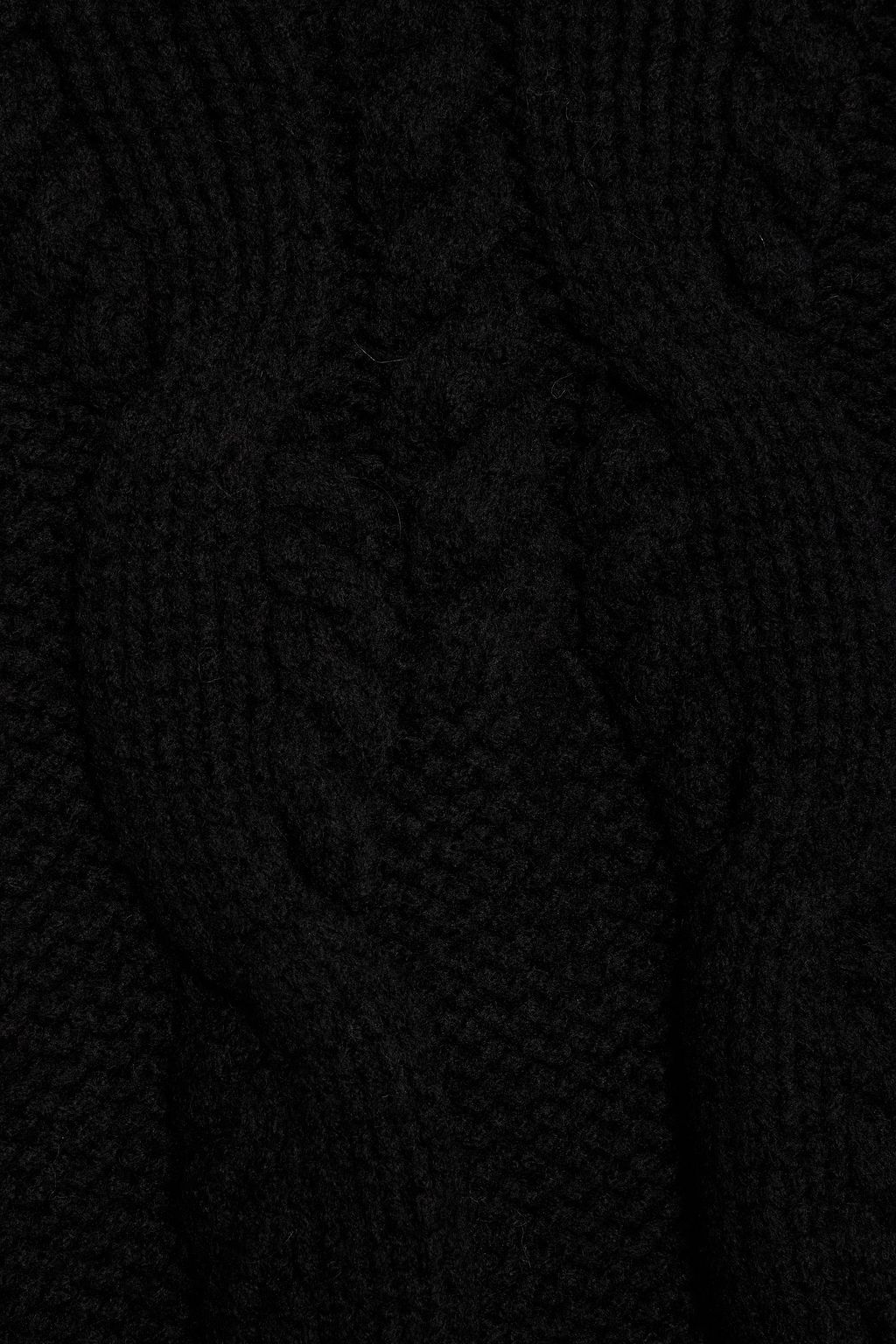 IRO Lyme cable-knit merino wool-blend turtleneck sweater