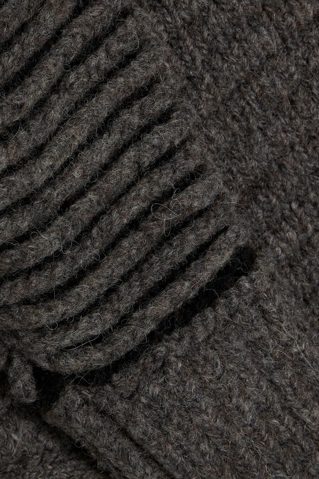 IRO Jayla mélange ribbed-knit turtleneck sweater