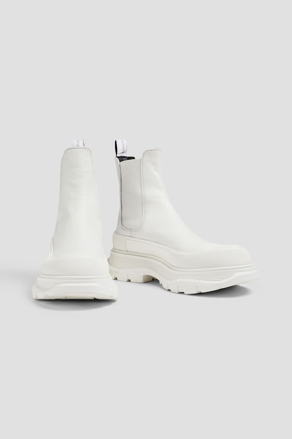 MCQUEEN Tread Slick leather Chelsea boots
