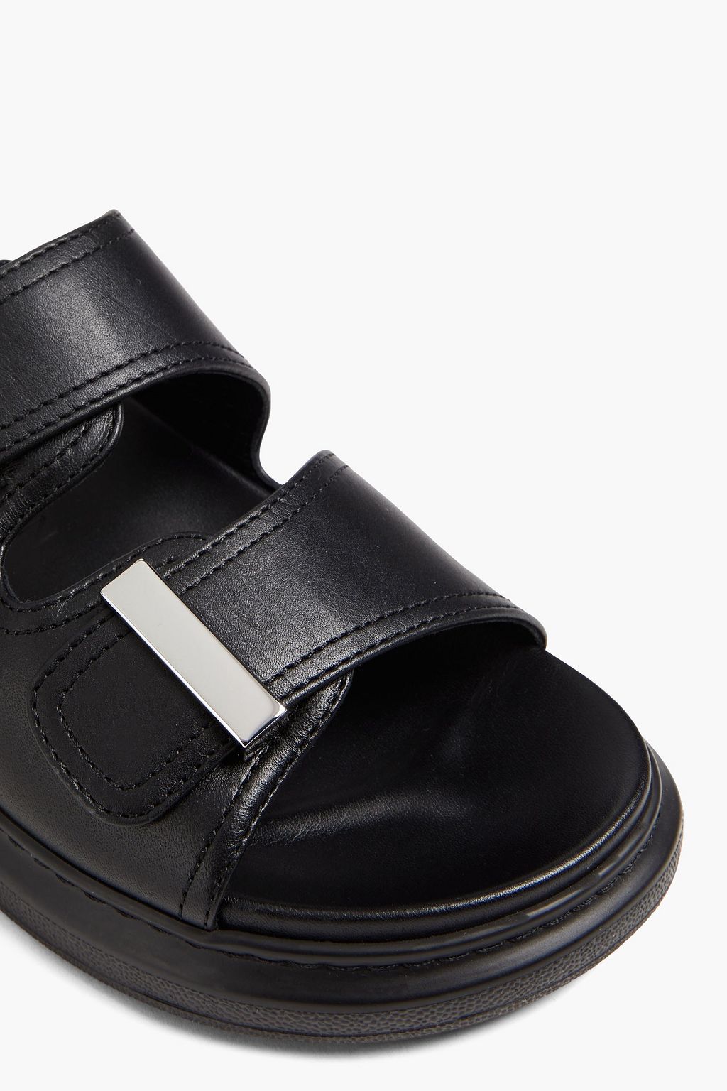 MCQUEEN Leather exaggerated-sole sandals