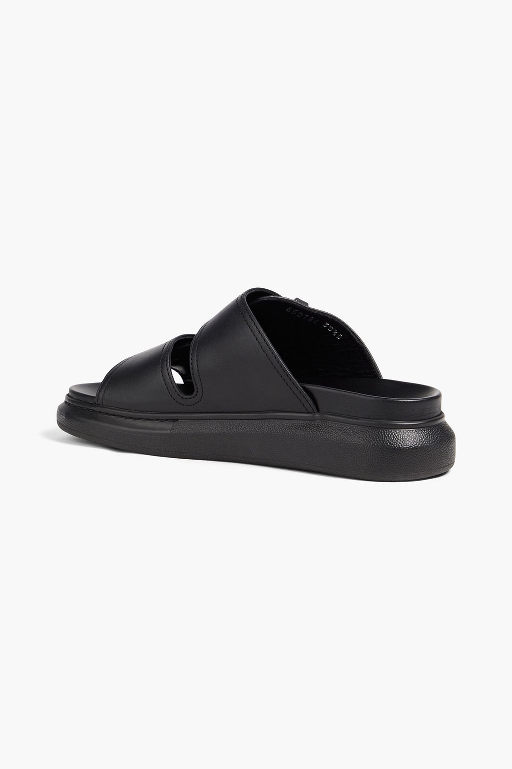 MCQUEEN Leather exaggerated-sole sandals