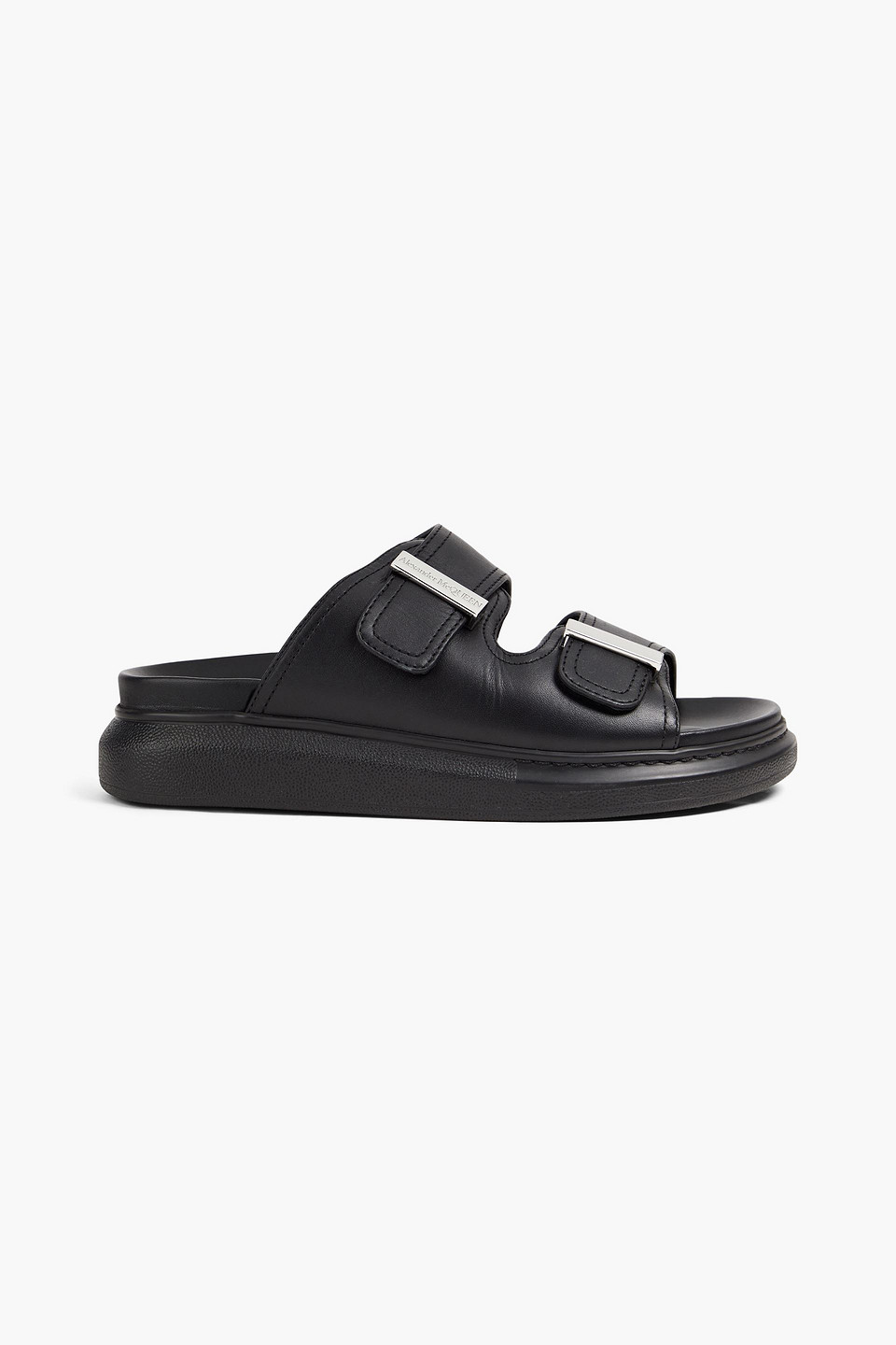 Alexander Mcqueen Leather Exaggerated-sole Sandals