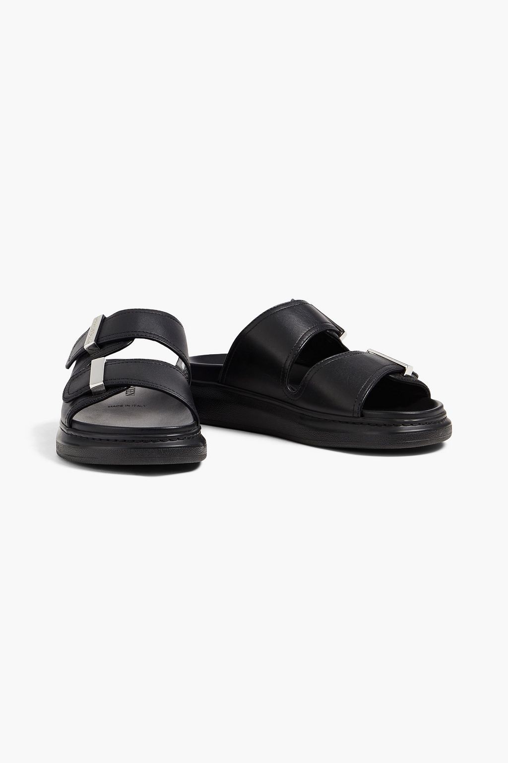 MCQUEEN Leather exaggerated-sole sandals
