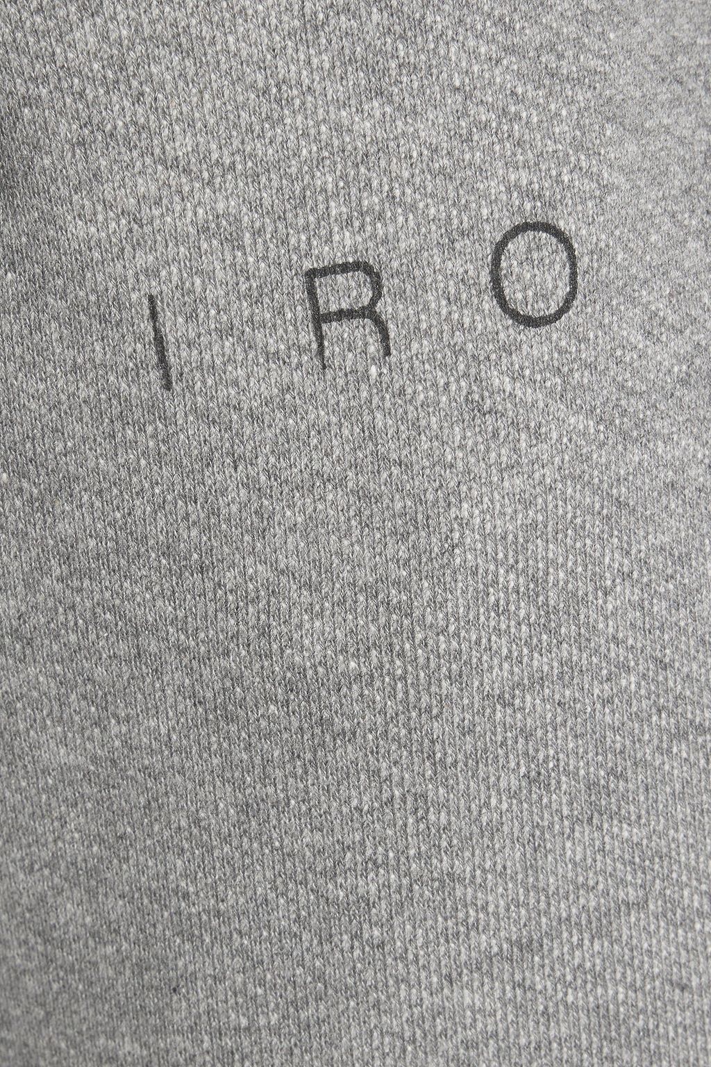 IRO Jeila French cotton-terry track pants