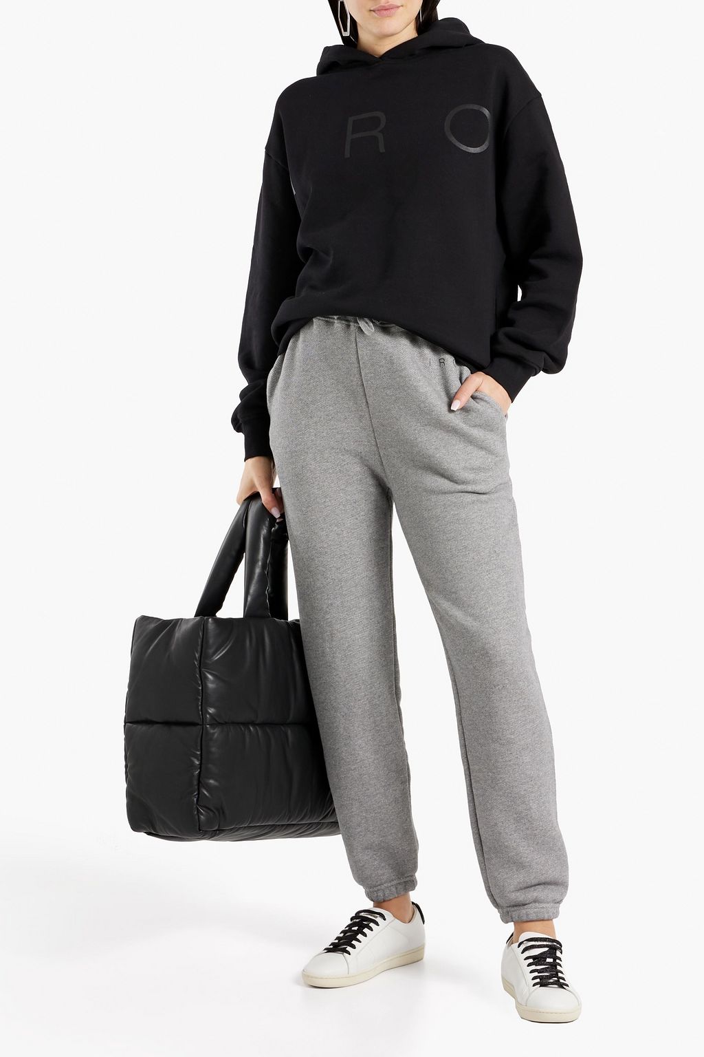 IRO Yonoh printed cotton-fleece hoodie