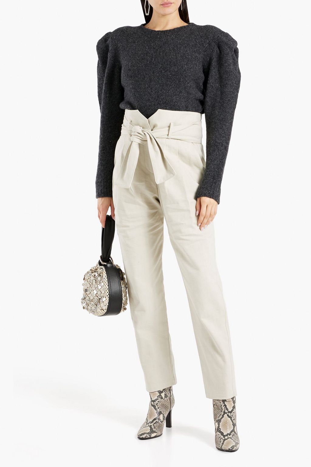 IRO Omahya brushed wool-blend sweater