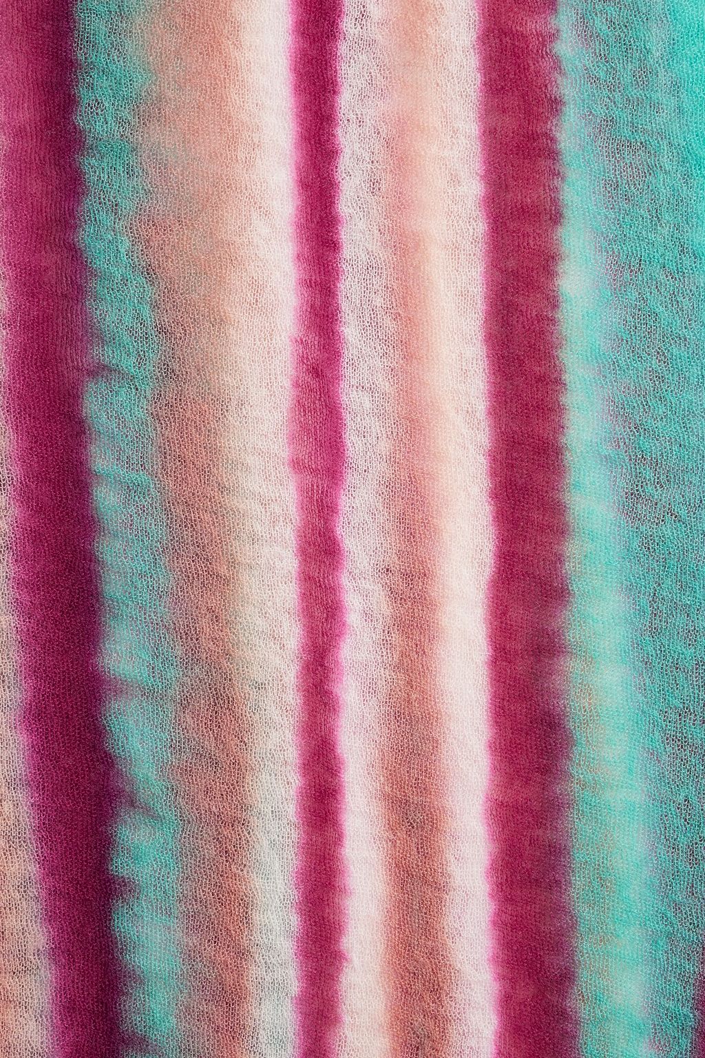 MISSONI Tie-dyed cashmere scarf