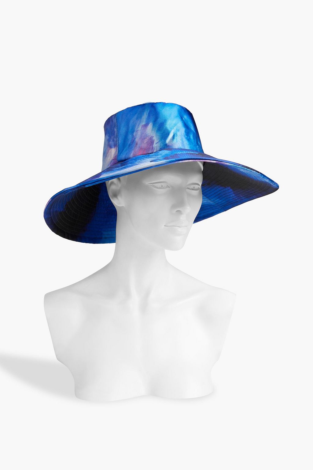 EUGENIA KIM Mila tie-dyed satin-twill bucket hat