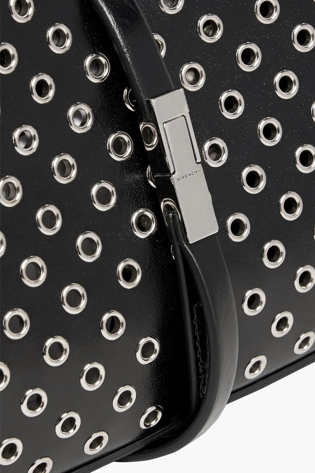 GIVENCHY Cut Out eyelet-embellished leather shoulder bag