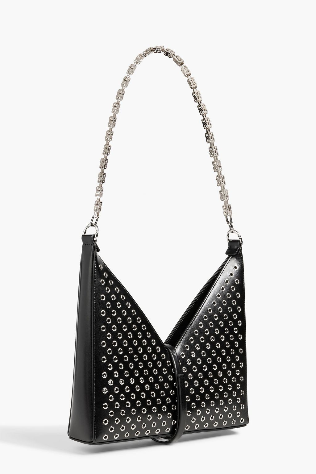 GIVENCHY Cut Out eyelet-embellished leather shoulder bag
