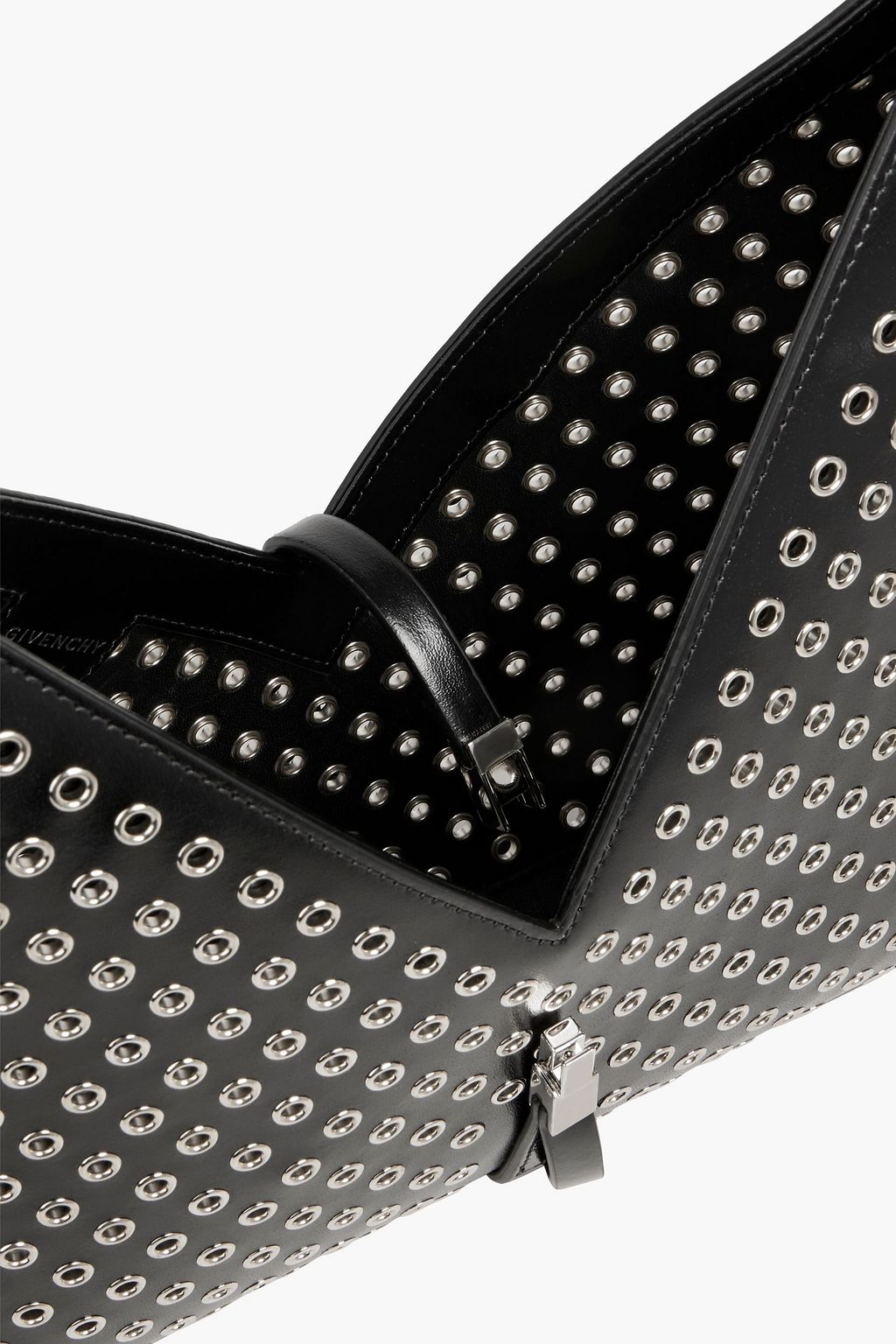 GIVENCHY Cut Out eyelet-embellished leather shoulder bag