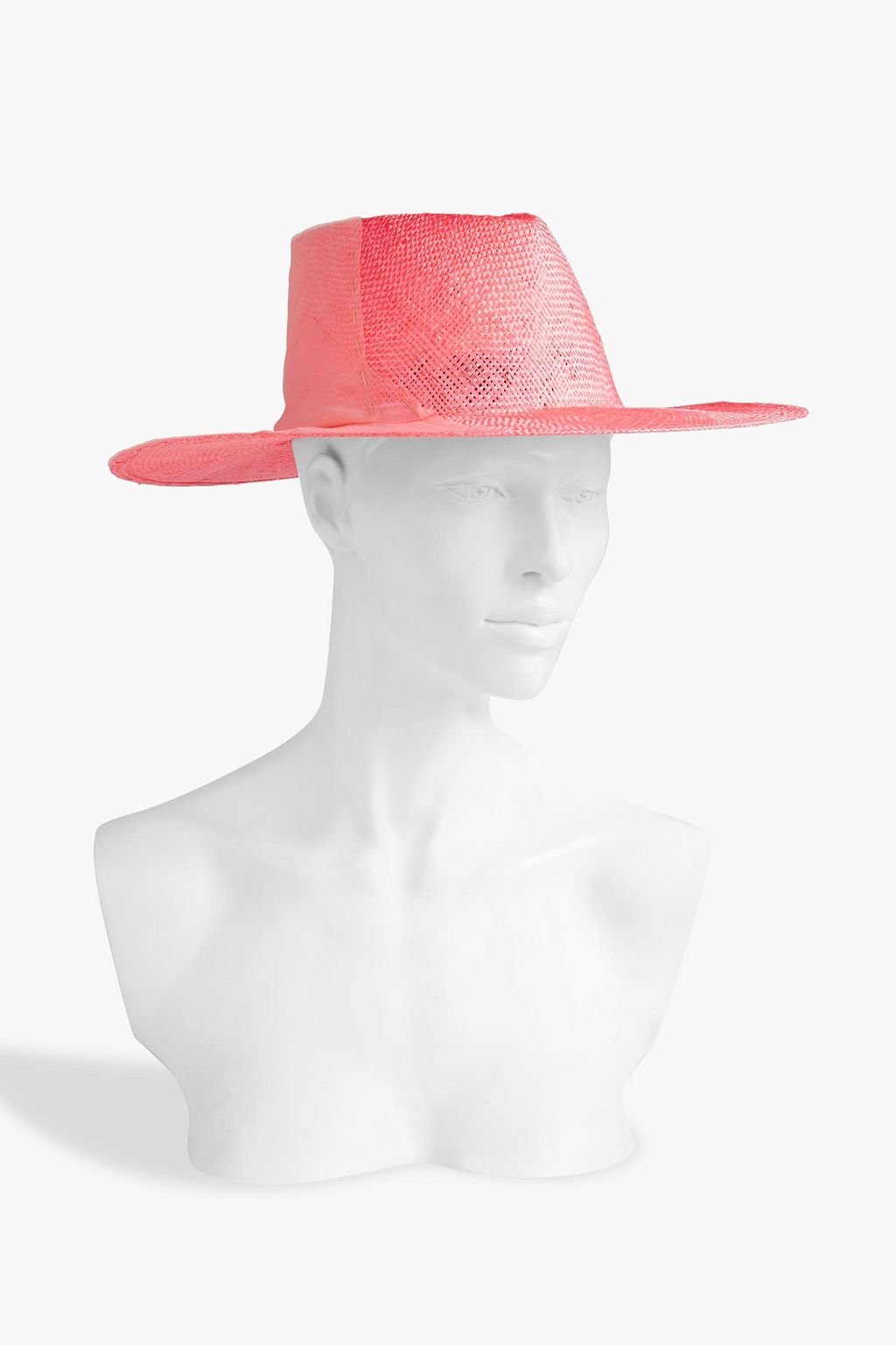 EUGENIA KIM Harlowe organza-trimmed sisal fedora
